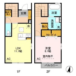 ウィットKの物件間取画像